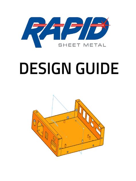 rapid sheet metal design guide|sheet metal thickness design.